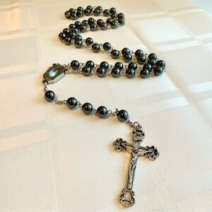 Jerusalem Catholic Prayer Rosary with Holy Water